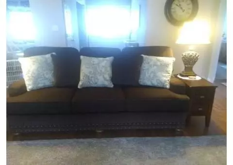 Custom made sofa, chair and ottoman 2